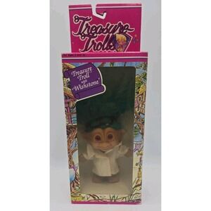 Vintage Ace Novelty Treasure Troll with Wishstone